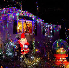 Cargar imagen en el visor de la galería, Guirnalda de luces Led impermeables para decoración, guirnalda de hadas navideña de 25 metros con 300 luces, ideal para boda, Año Nuevo, jardín, hogar y exteriores

