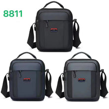 Cargar imagen en el visor de la galería, Bolso cruzado de tela Oxford para hombre, Mochila pequeña de lona MOD 8811
