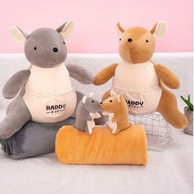 Cargar imagen en el visor de la galería, Almohada con frazada de canguro MOD K-1 medidas frazada 1.80 x 1.80  medida peluche 45 x 27
