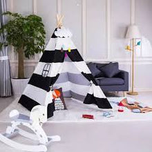Cargar imagen en el visor de la galería, Tienda Castillo tipo TIPI niños con luz MOD 10582-10B
