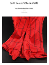 Cargar imagen en el visor de la galería, Máscara de Spider man MANUAL con sensor de arácnido los ojos se iluminan en rojo touch MOD 999D-2
