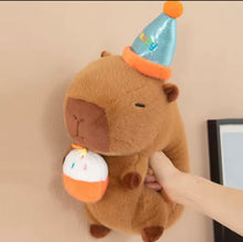 Cargar imagen en el visor de la galería, Peluche de Capybara hasta 40 cm trae luz y sonido MOD 6678
