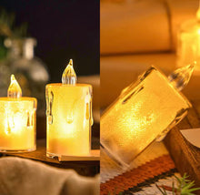 Cargar imagen en el visor de la galería, Vela electrónica LED, vela sin llama, decoraciones de cumpleaños, boda, navidad, batería MOD DE-1449
