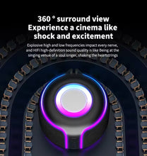 Cargar imagen en el visor de la galería, 2025 nuevo Altavoz Bluetooth de alto volumen al aire libre portátil Subwoofer tarjeta enchufable altavoz inalámbrico 3D panorámico envolvente Boombox MOD
