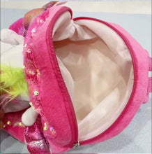 Cargar imagen en el visor de la galería, Mochila unicornio de lentejuela con luz MOD XZ-40
