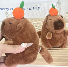 Cargar imagen en el visor de la galería, Capybara peluche llavero con sonido y luz MOD RW81-1
