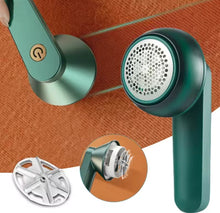 Cargar imagen en el visor de la galería, Quitapelusas eléctrico para afeitar para ropa, suéter de pellets de pelusa, recortador de bolas de pelo de tela, portátil, recargable por USB, desmontable
