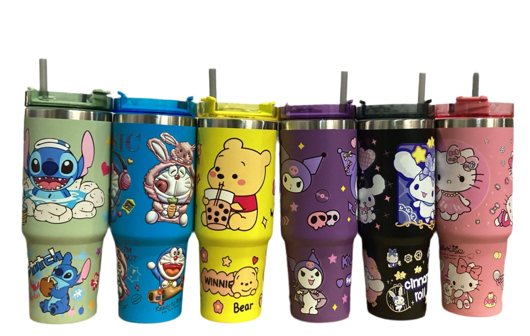 Vaso tipo stanley personajes MOD LZ -23109-1