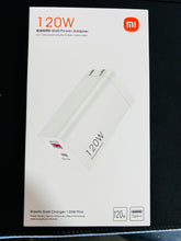 Cargar imagen en el visor de la galería, Cargador turbo de 120 w de mitrada tipo C y usb carga TURBO
