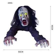 Cargar imagen en el visor de la galería, Zombie de gateo animado, 12x43 pulgadas, ojos rojos, sonido aterrador y móvil para decoraciones MOD TP-34
