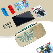 Cargar imagen en el visor de la galería, Funda portátil para Nintendo Switch/NS OLED EVA, bolsa de almacenamiento para consola NS Switch, bolsa portátil de viaje y accesorios de juego MOD BEIGE ZELDA
