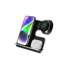 Cargador Inalámbrico Para Estación De Carga De Iphone3 En 1  MOD M2