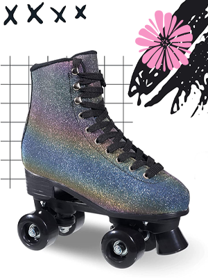 C&C CALIFORNIA Patines de ruedas para mujer, cómodos, de alta calidad, para interiores y exteriores, retro, niña o adulto 3-9 tallas