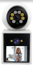 Cargar imagen en el visor de la galería, Baby Jii Cámara De Vigilancia Wifi Con Videollamada, Lente Dual MOD FM-000155
