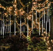 Cargar imagen en el visor de la galería, Juego de luces LED impermeables para exteriores, tira de luces de 50cm para decoración de fiestas, bodas, navidad, Año Nuevo, MOD HY-17
