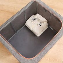 Cargar imagen en el visor de la galería, Bolsa de almacenamiento de edredón grande, organizadores de almacenamiento plegables, caja organizadora de mantas de ropa, armario a prueba de polvo, organizador de armario de ropa  50x40x33 MOD 1627
