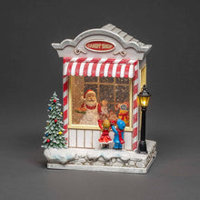 Cargar imagen en el visor de la galería, Adorno navideño, Casa de Santa, fábrica de juguetes musical, y con Luz MOD WSL-20115
