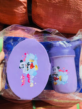Cargar imagen en el visor de la galería, Box lounch para niño vaso y tupper

