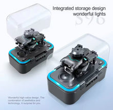 Cargar imagen en el visor de la galería, S96 WiFi FPV 4K HD Cámara Dual evitación de obstáculos posicionamiento de flujo óptico plegable almacenamiento integrado RC Drone Quadcopter RTF MOD TOY919
