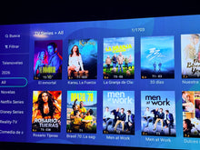 Cargar imagen en el visor de la galería, Nuevo Tv Box NIKKA SMART  TV BOX 4K android Tv HD full 4GB RAM ROM32 GB con Tv gratis y películas incluidas membresías por un  MOD V10 PRO
