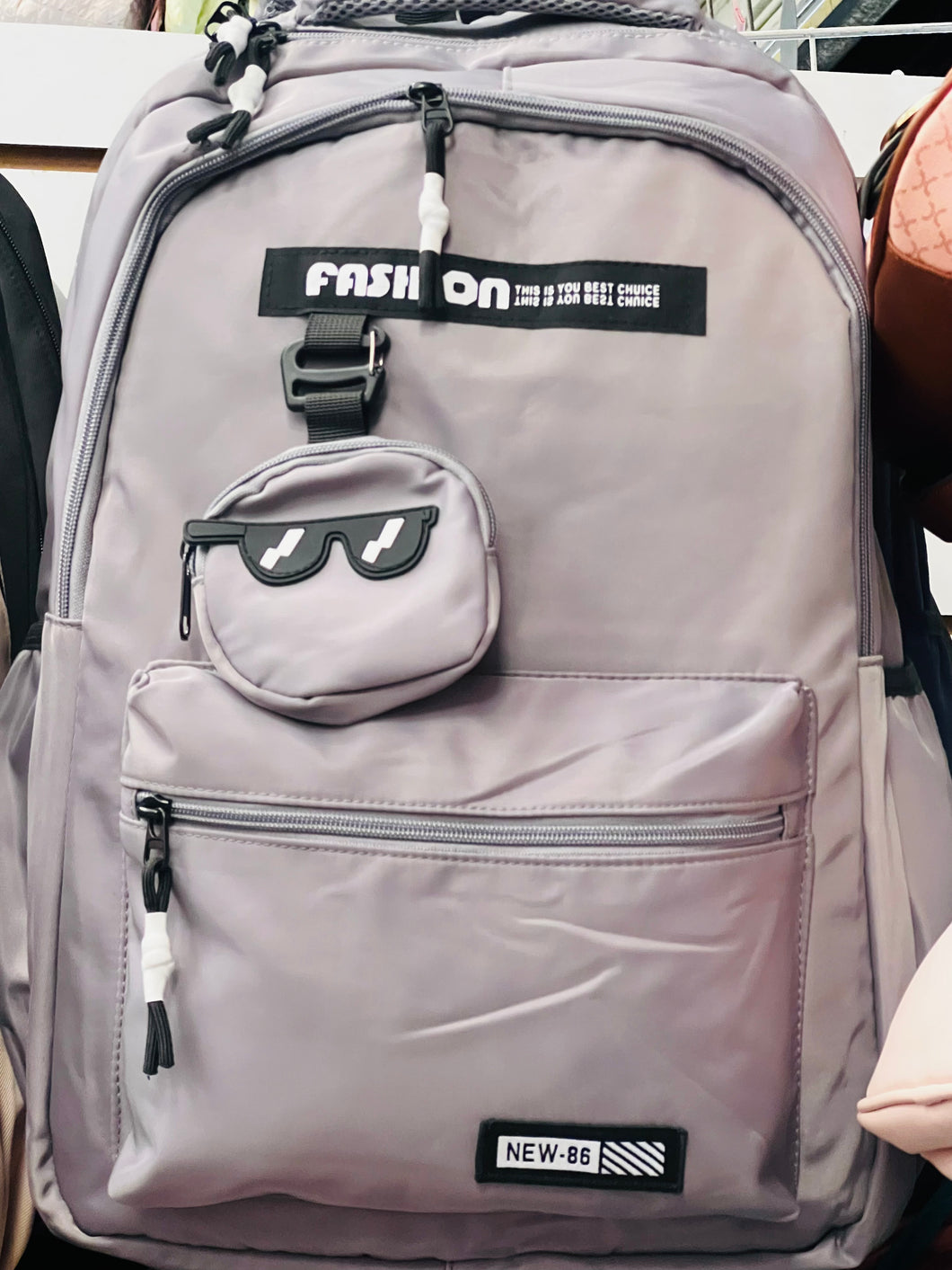 Mochila escolar de buena calidad con monedero  MOD 302