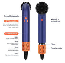 Cargar imagen en el visor de la galería, Secador Cabello Profesional Con Iones Secado Rápido Cuidado MOD CFJ-FG-01
