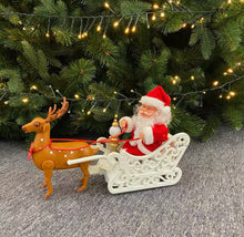 Cargar imagen en el visor de la galería, Santa claus trineo musical MOD HS1371-12
