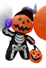 Cargar imagen en el visor de la galería, Adorno de calabaza, dulcero con luz MOD 342
