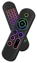 Cargar imagen en el visor de la galería, 2,4G BT 5,2 Control remoto giroscopio inalámbrico Air Mouse 7 retroiluminación de Color receptor USB Mini teclado para Android Smart TV Box PC BT MOD Q-K620
