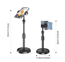 Cargar imagen en el visor de la galería, Base antideslizante giratoria de 360 °, soporte Universal para iPhone 13, 14, 15Pro, bloguero tiktokers streaming y fotografía MOD P7
