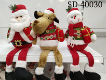 Cargar imagen en el visor de la galería, Peluche de santa decoración navideña 65 cm de largo
