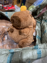 Cargar imagen en el visor de la galería, Capybara-mochila de peluche Kawaii para niños MOD 6613
