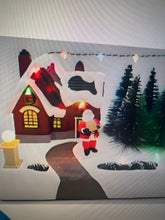 Cargar imagen en el visor de la galería, Villa Navidad Villa Árbol Navidad Escena Luz Led Y Musical MOD H535/H536
