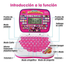 Cargar imagen en el visor de la galería, Mini computadora inteligente educativa sonidos ordenador MOD 6681ES-LCD
