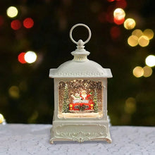 Cargar imagen en el visor de la galería, Caja de música navideña, decoración, con luz y sonido. Buena calidad MOD WDL-24008B
