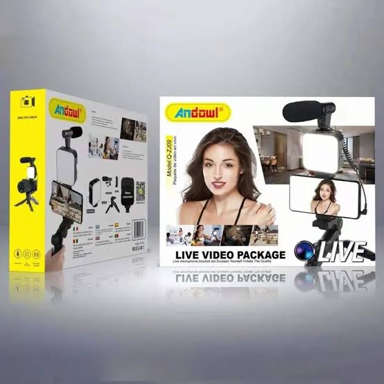 Paquete de video en vivo para streamer vlogs ANDOWL LIVE VIDEO PACKAGE Q-ZJ09
