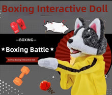 Cargar imagen en el visor de la galería, Muñeco de Mano Interactivo de Perro Husky con Sonido, Divertido Muñeco de Dibujos Animados con Sonido lee MOD 25233-1
