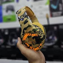 Cargar imagen en el visor de la galería, Auriculares para juegos por cable ONIKUMApersonalizados para uso en computadora portátil Auriculares con cancelación activa de ruido  ONIKUMA MOD K18 PRO MILITAR
