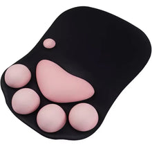 Cargar imagen en el visor de la galería, Alfombrilla para ratón con forma de pata de gato, suministros de oficina para ordenador portátil Kawaii, accesorios de escritorio para niños MOD SBD16
