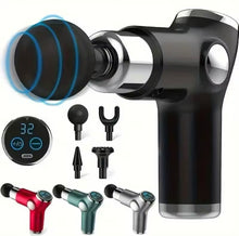 Cargar imagen en el visor de la galería, Pistola de masaje muscular profundo, masajeador eléctrico para el cuidado de la salud, pantalla Sauld, celulitis, adelgazante, moldeador corporal MOD ZE-0840
