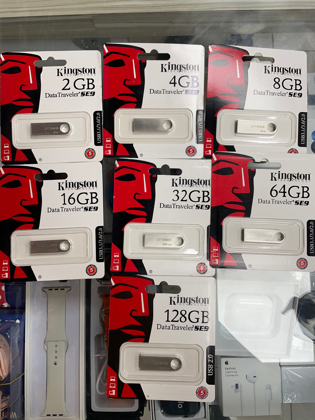 Memoria Usb Kingsgton 2,4,8,16,32,64,128 Datatraveler Se9