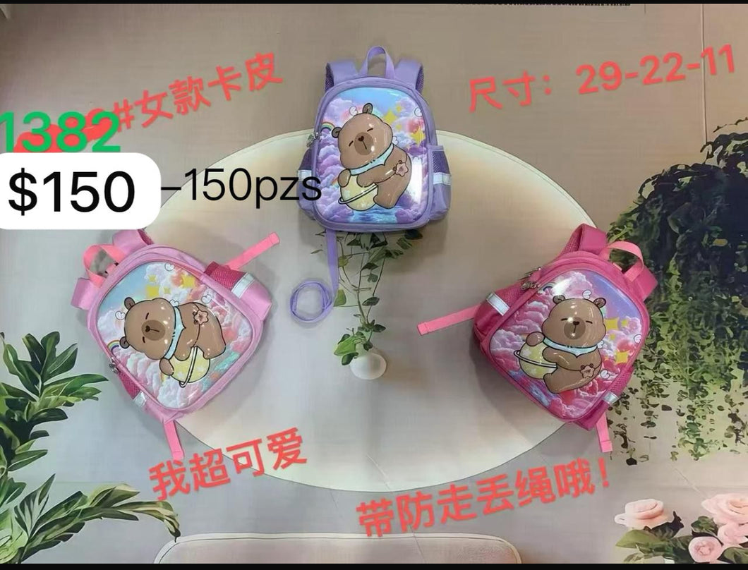 Mochila escolar CAPYBARA MOD 1382