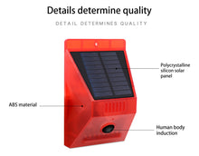Cargar imagen en el visor de la galería, Alarma Sirena Solar C/ Sensor De Movimiento Control Remoto MOD Q-L911C
