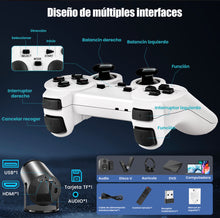 Cargar imagen en el visor de la galería, Proyector 4k Con Consola De Juegos más 5000 juegos y dos controles Inalámbrico 64g Hdmi y app TV 2.4g MOD X10
