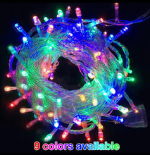 Cargar imagen en el visor de la galería, Guirnalda de luces Led impermeables para decoración, guirnalda de hadas navideña de 25 metros con 300 luces, ideal para boda, Año Nuevo, jardín, hogar y exteriores
