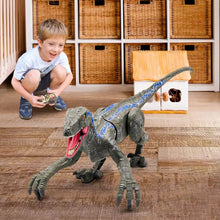 Cargar imagen en el visor de la galería, Dinosaurio de juguete a Control remoto para niños, juguete de simulación de dinosaurio MOD Y333-35

