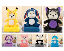 Cargar imagen en el visor de la galería, Peluche con frazada 50 cm
