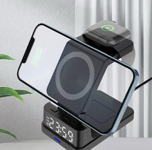 Cargar imagen en el visor de la galería, Estación De Carga De Despertador Despertador Digital Con carga para celular y Smart Watch MOD ZE-1916
