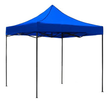 Cargar imagen en el visor de la galería, Carpa 3x3 para camping o puesto ROJO Y AZUL
