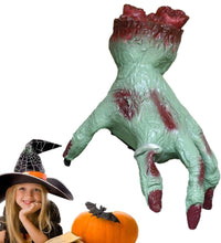 Cargar imagen en el visor de la galería, Mano en movimiento aterrador, mano para correr, Control voz, juguete eléctrico, accesorios terror para Halloween MOD HNR415-1
